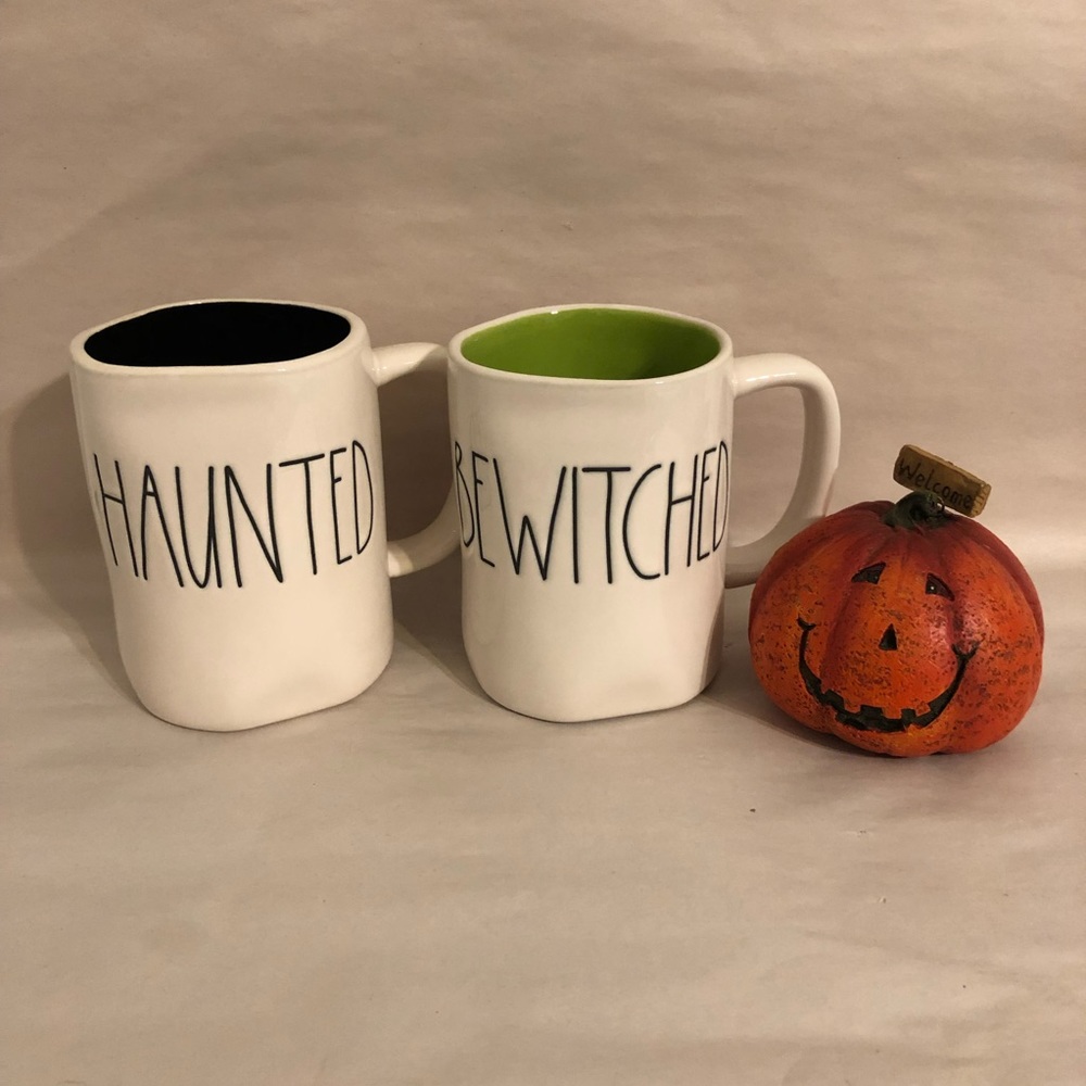Rae Dunn 2018 Bewitched & Haunted mugs